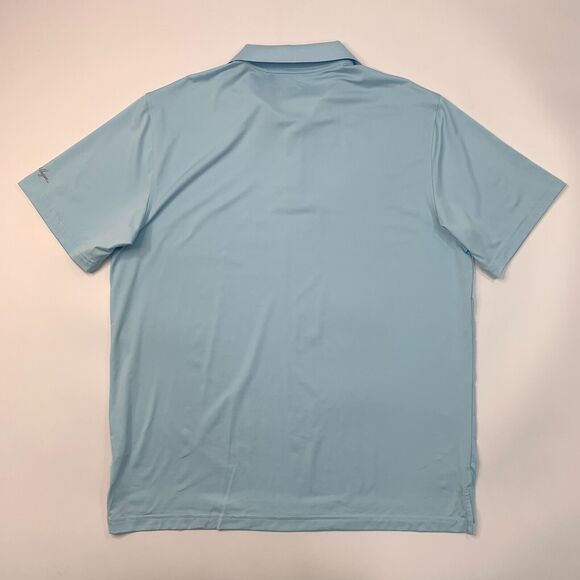 Walter Hagen Polo Shirt Mens XL Extra Large Baby Blue Quick Dry Stretch Golf - Picture 3 of 12